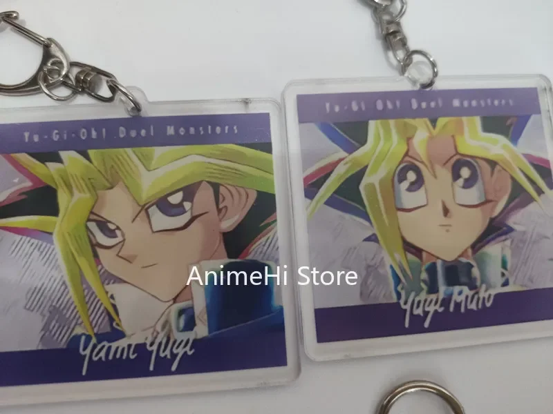 เกมยูกิโอ! Yami Yugi Muto ATEM Seto Kaiba พวงกุญแจตุ๊กตาอะนิเมะ YuGiOh Black Magician Girl พวงกุญแจอะคริลิคจี้สําหรับของขวัญ