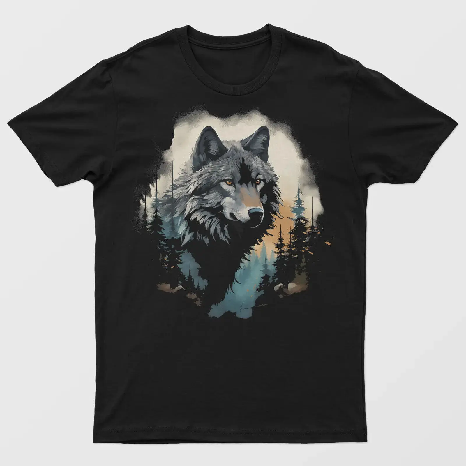 

Wolf Face T Shirt Animal Outdoor Unisex T-Shirt Size S-5XL