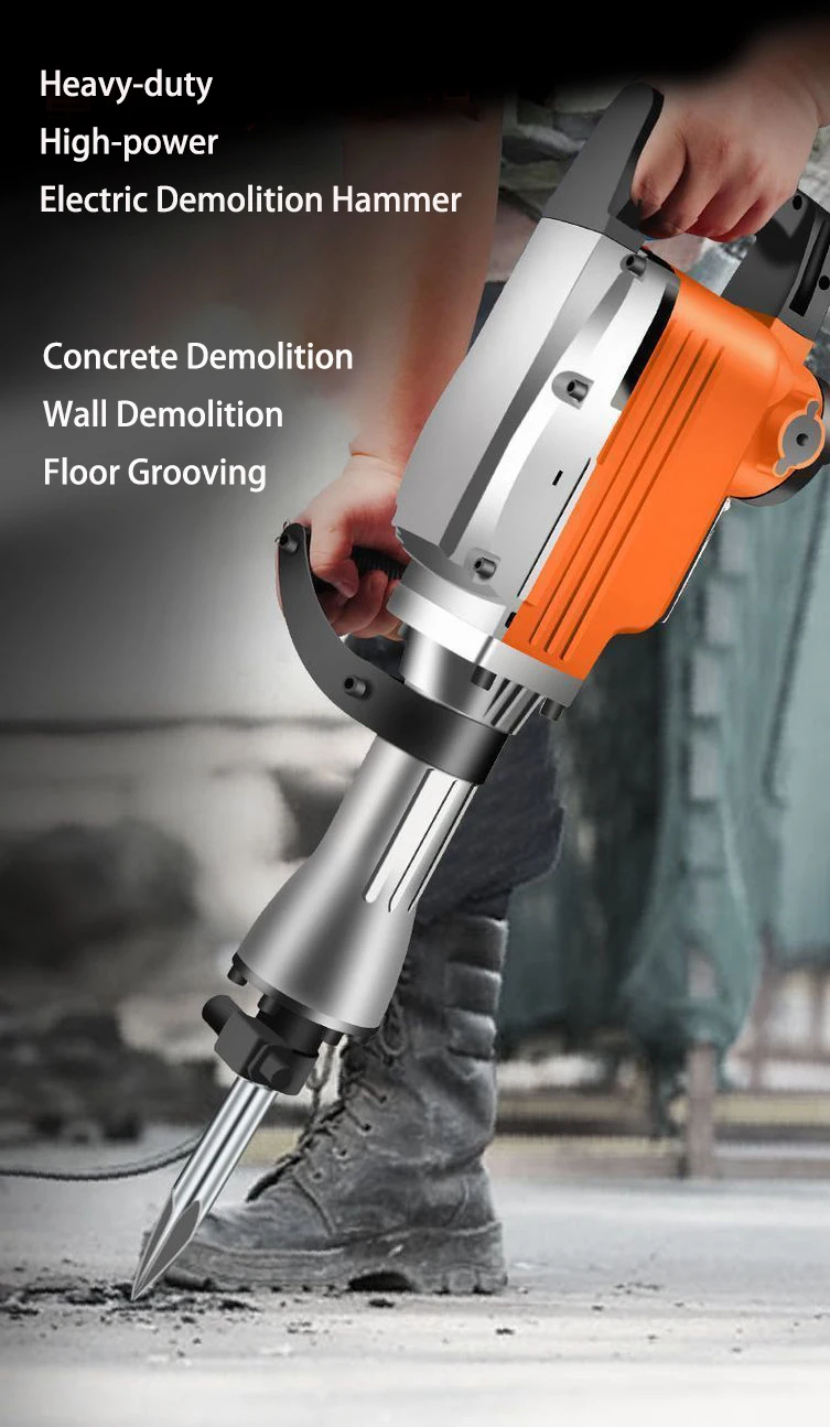 Professional High Power Electric Breaker Electric Demolition Hammer Drill for Demolition Projects