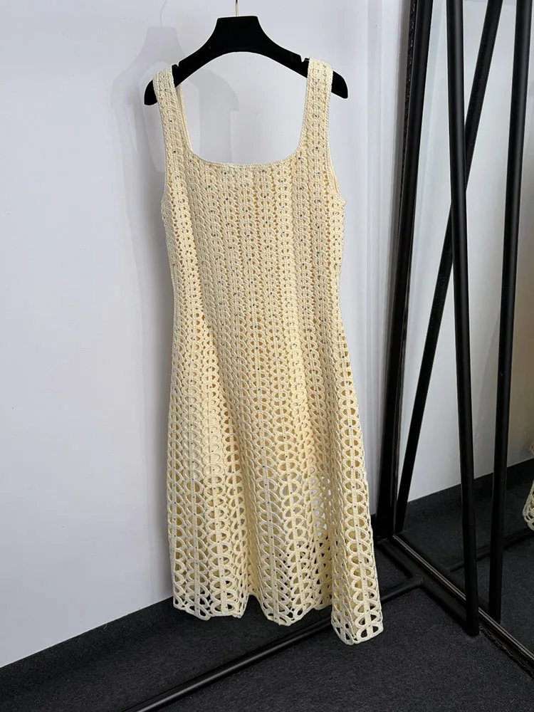 Designer Summer Knitwear Dress Women's