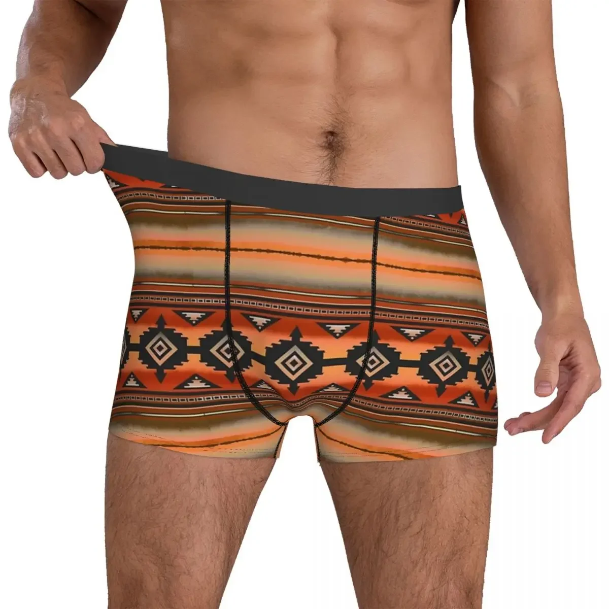 Boxer Underpants Shorts Canyon Navajo Rust Panties Men's Ventilate Underwear for Homme Man Boyfriend Gifts