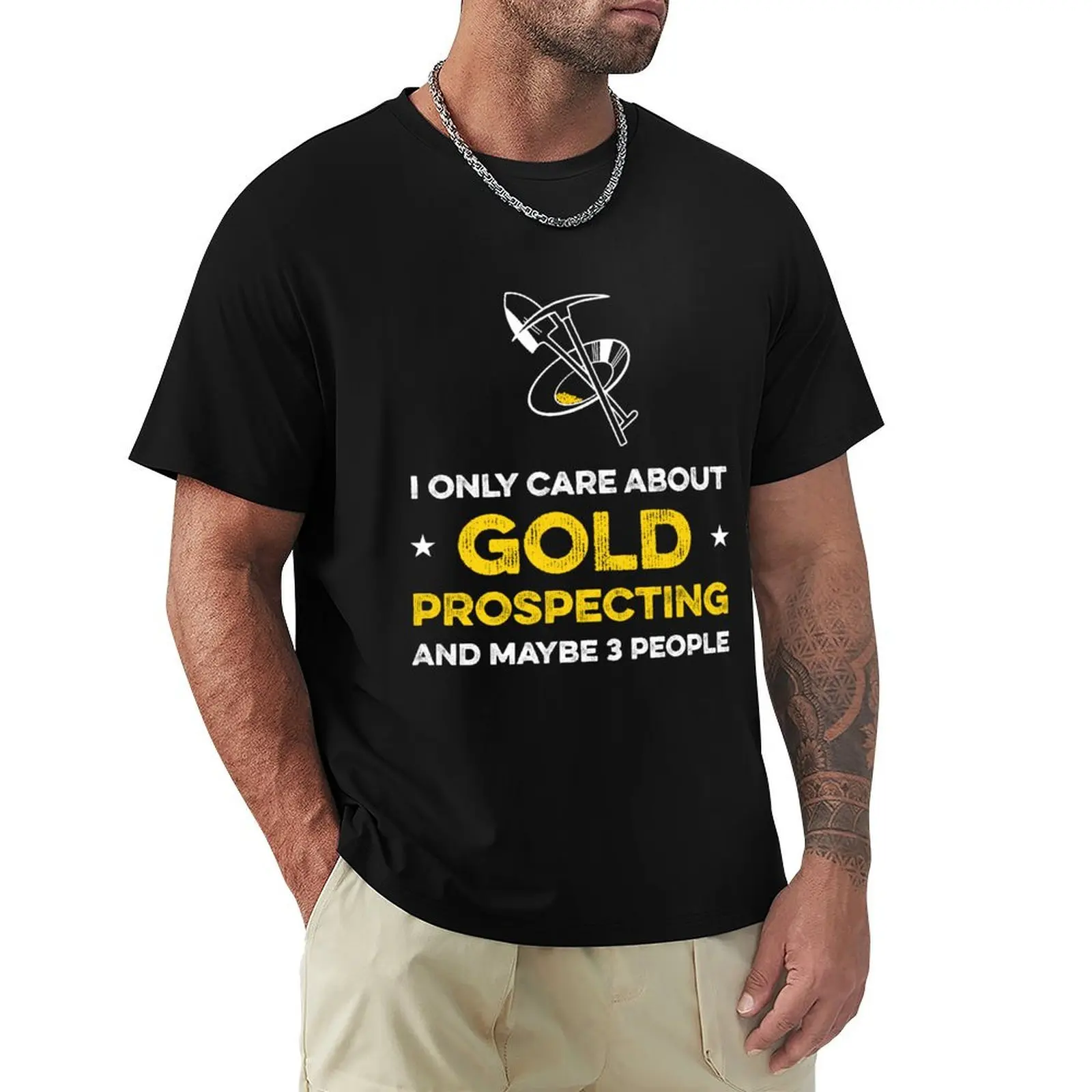 Funny Gold Prospecting T-Shirt cotton t shirt pack T-Shirt