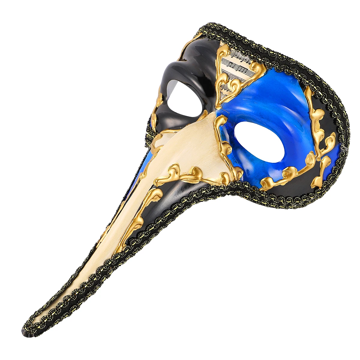 

Маска с длинным носом, венецианские маскарадные маски для выпускного вечера, костюм на Хэллоуин, вечерние, пластиковый красивый узор, декор