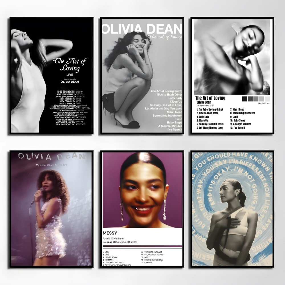 

Singer O-Olivia Dean Poster Elegant And Affordable Wall Art Stickers For Dormitory Living Room And Bedroom Spaces