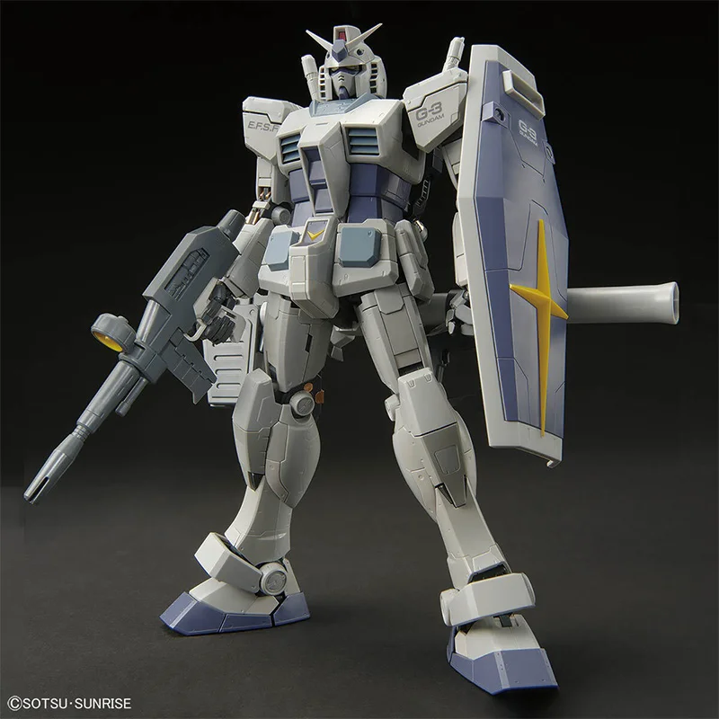 반다이 MG 1/100 더 건담 베이스 리미티드 RX-78-3 G-3 건담 Ver.3.0, 18cm 애니메이션 오리지널 액션 피규어 모델, 장난감 선물 컬렉션