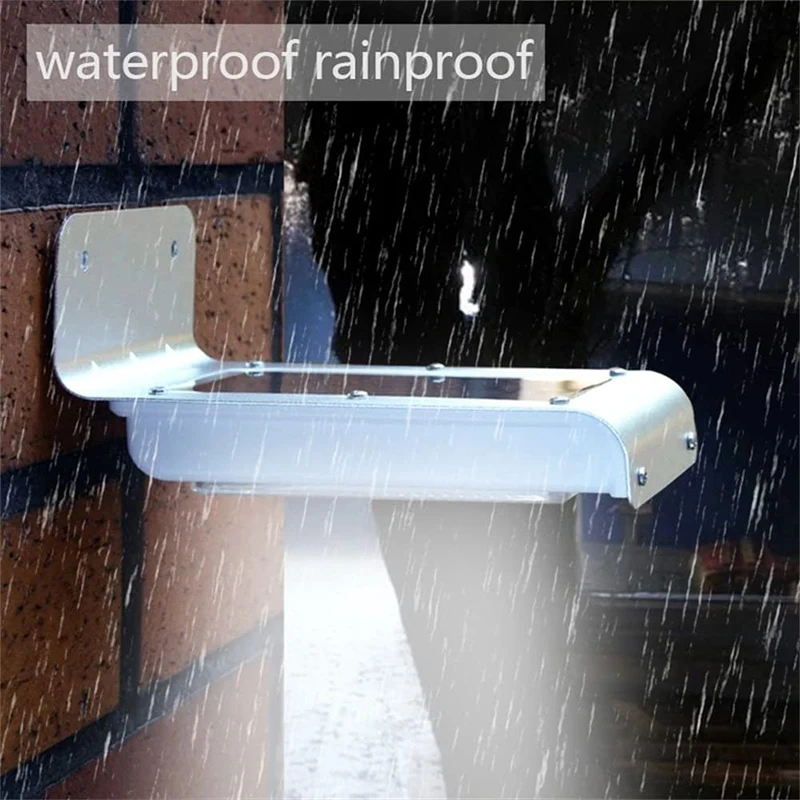 مصابيح حائط تعمل بالطاقة الشمسية مع مستشعر حركة ، مقاومة للماء IPX65 ، مصابيح شرفة خارجية للمنزل ، ممر ، فناء ، سطح ، ساحة ، 1