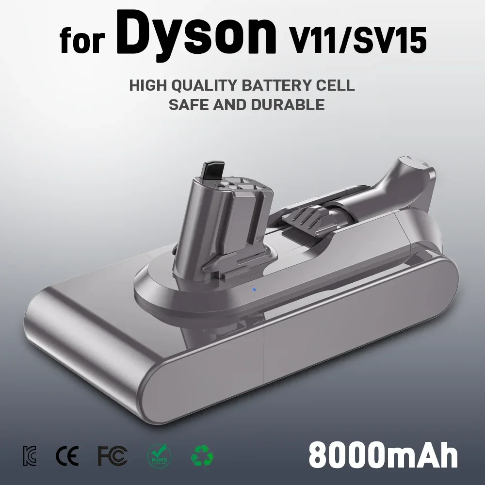 

Сменный аккумулятор для Dyson V11, 25,2 В, совместимость SV14/SV17/SV15, беспроводной пушистый ручной пылесос с моторной головкой