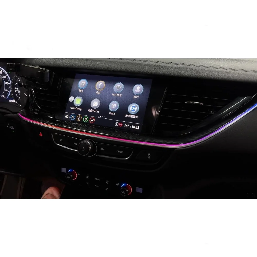 LED Ambient Light For Buick Regal 2017+2024 Dynamic Atmosphere Light 1:1 Mold trim panel Automotive interior lighting upgrade
