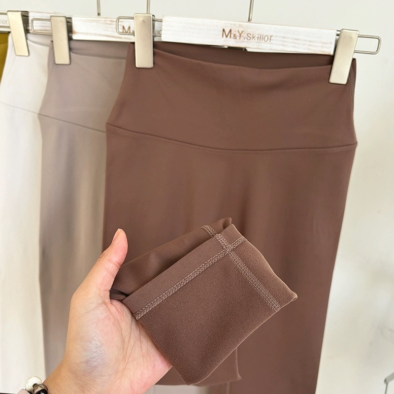  Fitness Winter Yoga Pants Plus Velvet Gym Thickening High-waisted Butt-lifting Leggings Tights Pilates Training Trousers Outwear 