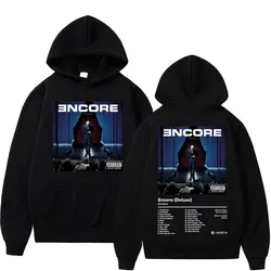 Rapper Eminem Album Encore Double Sided Graphic Hoodie High Street Fashion Oversized Pullovers Men Women Hip Hop Vintage Hoodies