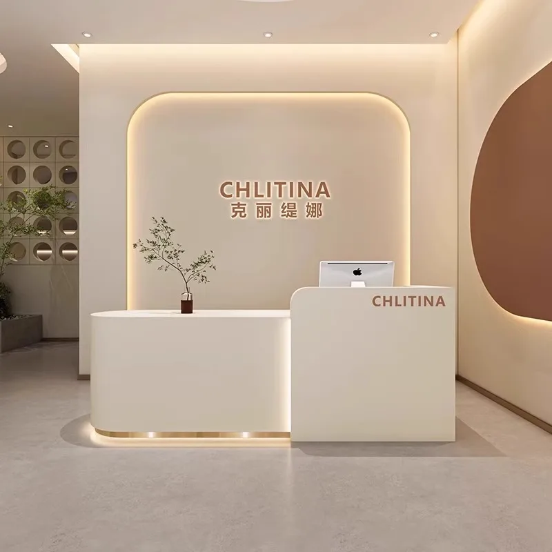 Light luxury high-end clothing store Bar table checkout page Women's clothing Children's clothing Beauty salon Bar store Small f