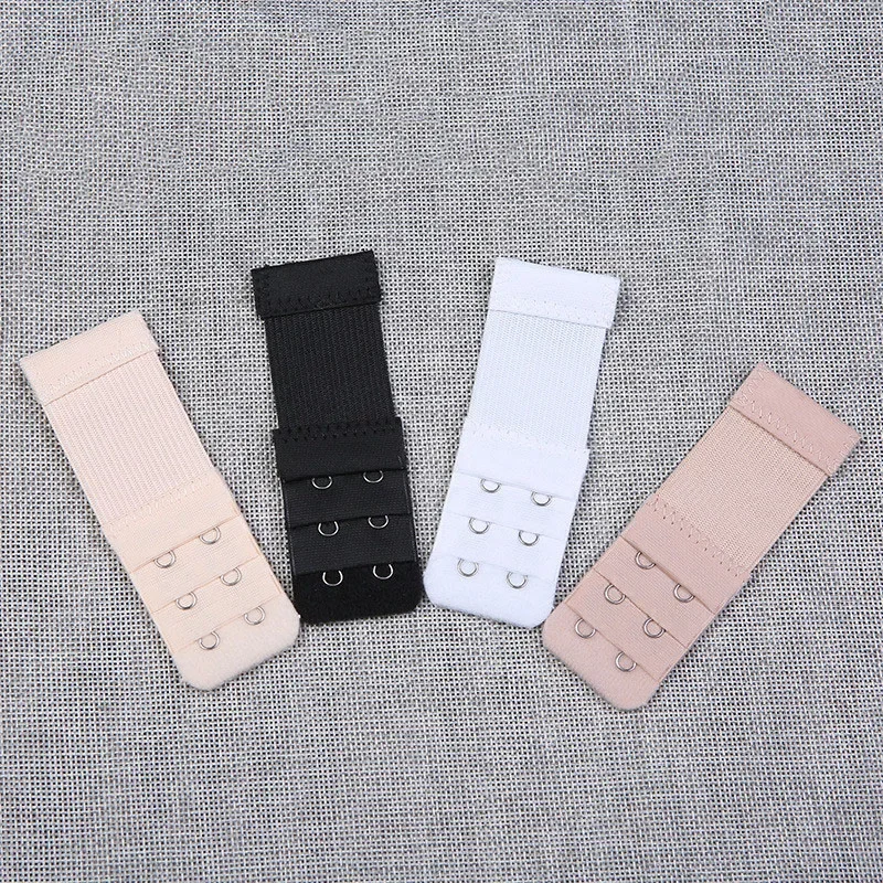 1PC Bra Extender For Women\'s 2 Hook Elastic Bra Extension Strap Hook Clip Expander Adjustable Belt Buckle Intimates