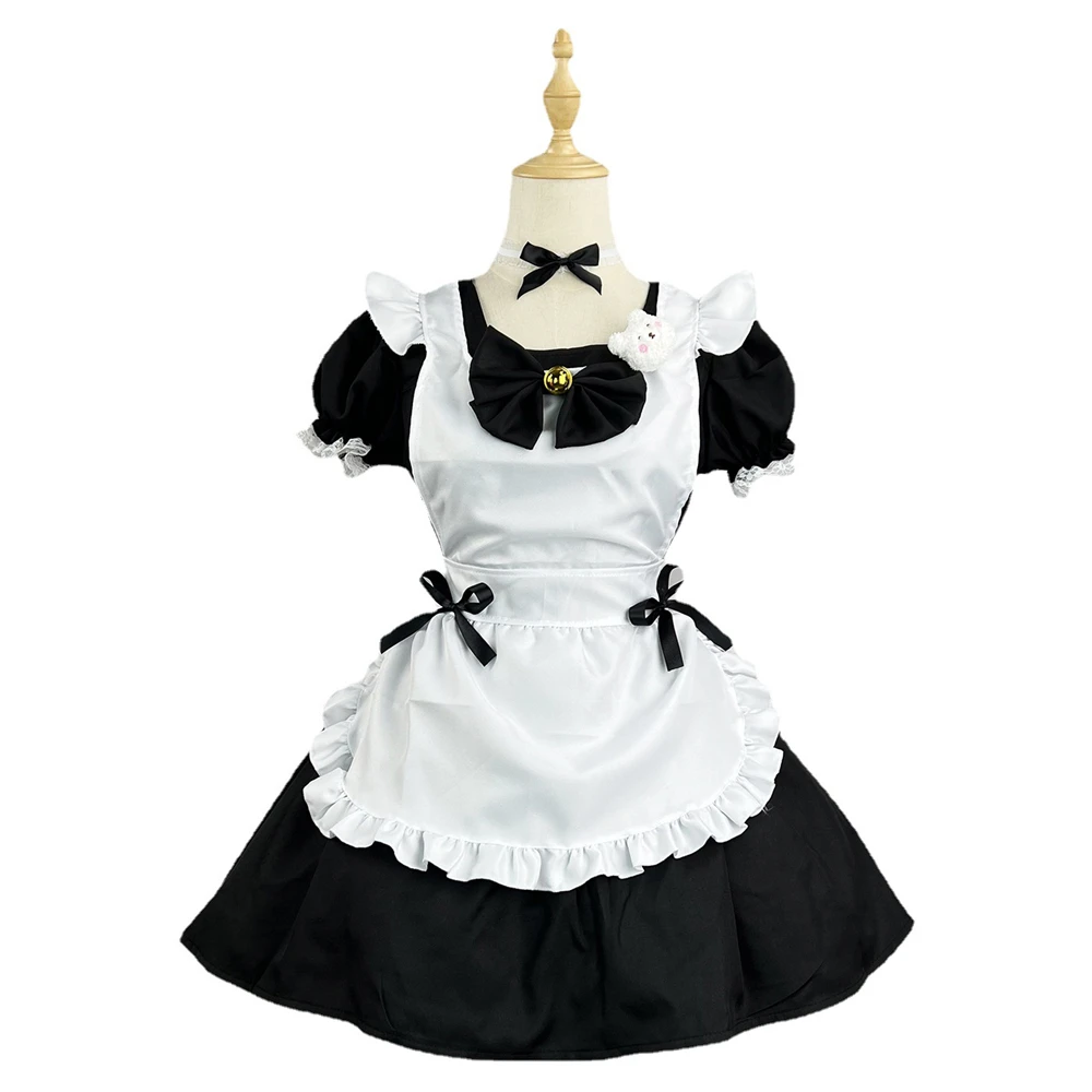 

Japanese Lolita Classic Maid Dress Outfits Kawaii Halloween Cosplay Costume Stage Role Play Uniform Women's Party Anime Clothing