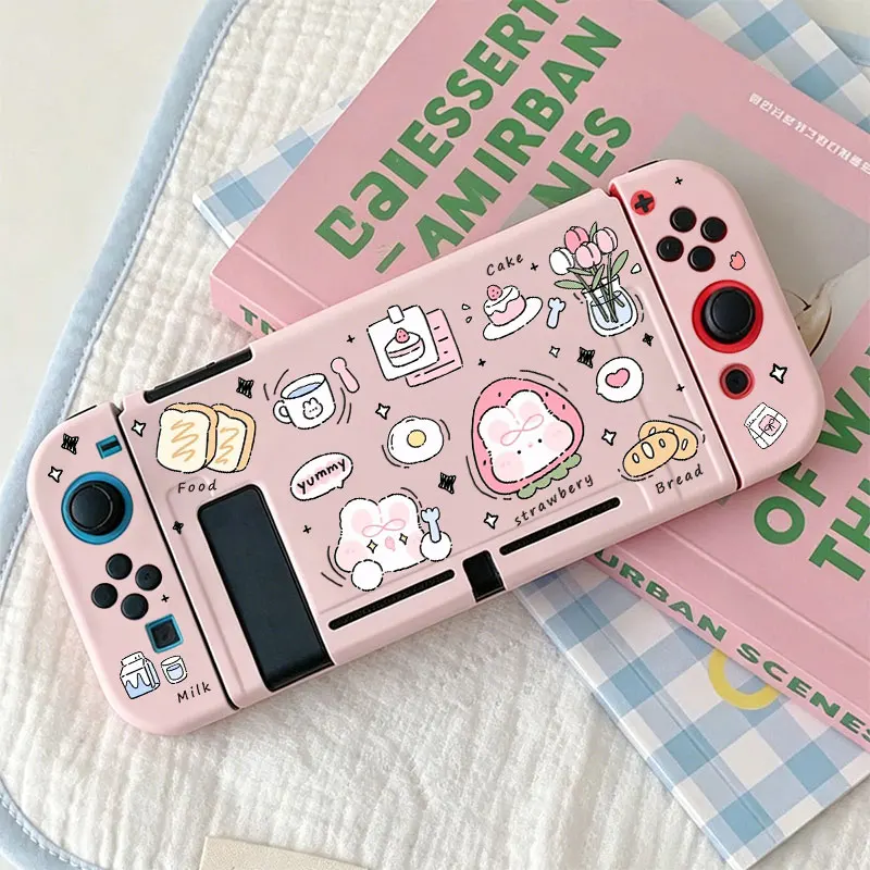 Split Protective Cover TPU Split Protective Case Anti-Scratch Shell Protector for Nintendo Switch NS Game Console