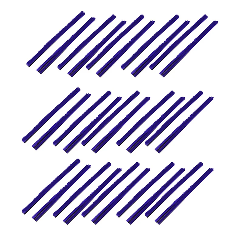 EQAZ-30Pcs tiras de pelúcia macia para dyson v6 v7 v8 v10 v11 aspirador de pó cabeça rolo macio acessórios peças reposição