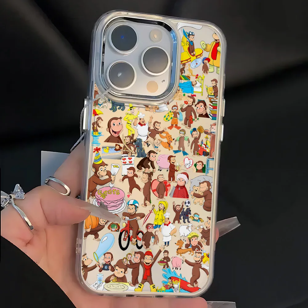 غريب G-جورج القرد قضية الهاتف لسامسونج غالاكسي A56 A36 A26 A06 A55 A35 A16 A06 A54 A34 A25 A24 A15 A14 A73 A53 A33 4G 5G