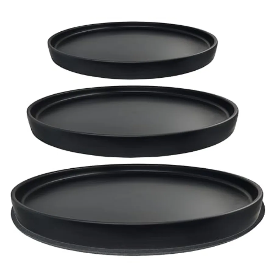 

Ceramic Plant Saucer Pot Tray 6 8 10 Inch Planter Saucers for Indoors Outdoor Durable Sturdy Flower Drainage drip Water Tray fo