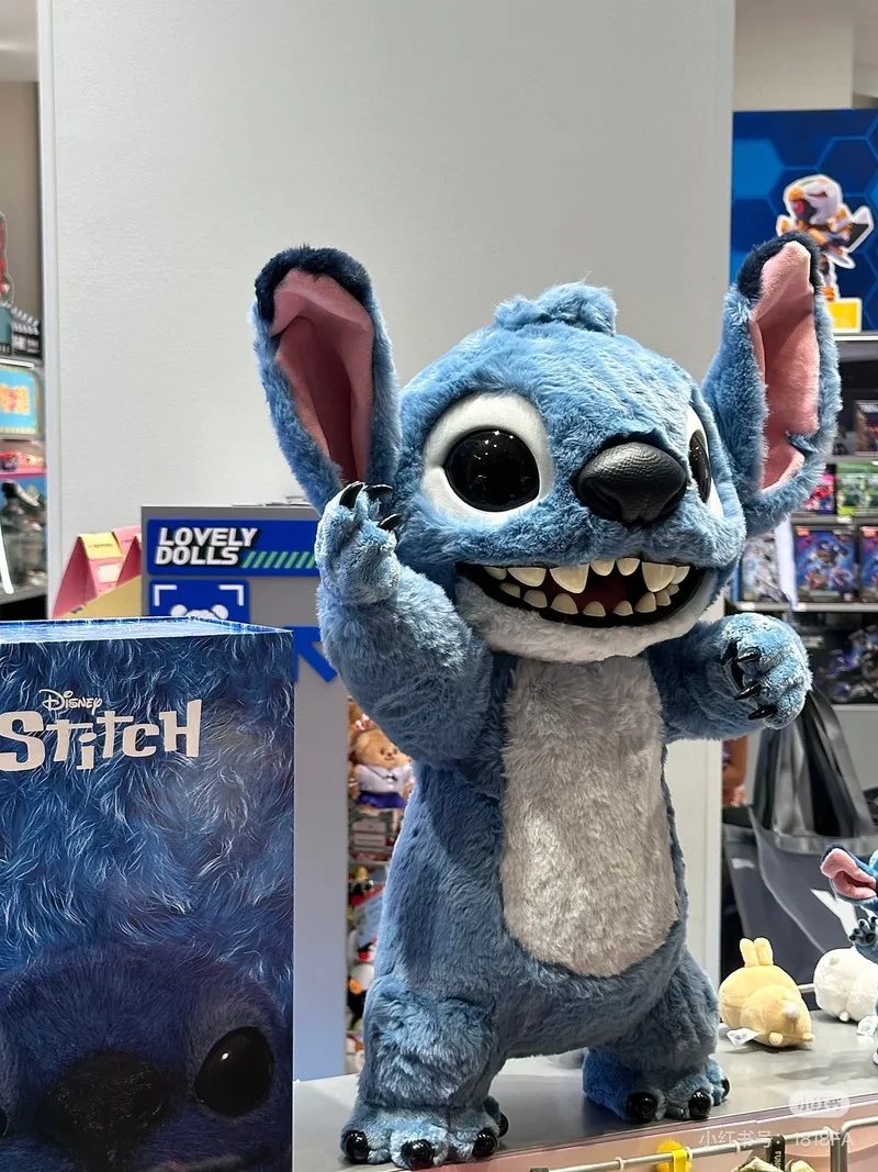 本物の 16/28/52 センチメートルディズニーステッチぬいぐるみかわいいアニメステッチバックパックペンダント人形ぬいぐるみフィギュアおもちゃクリスマスギフト