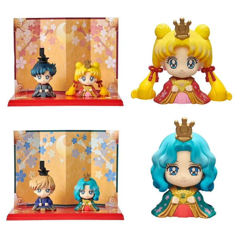 MegaHouse-figuras de acción de Sailor Moon, EX CASHAPON, Amara, Tenoh, Michelle, Kaioh, regalo para niños, modelo coleccionable