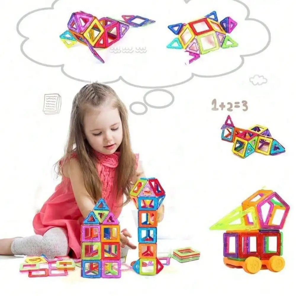 Magnetic Building Blocks DIY Magnet Children's Toys Designer Construction Set, Birthday Holiday Gift