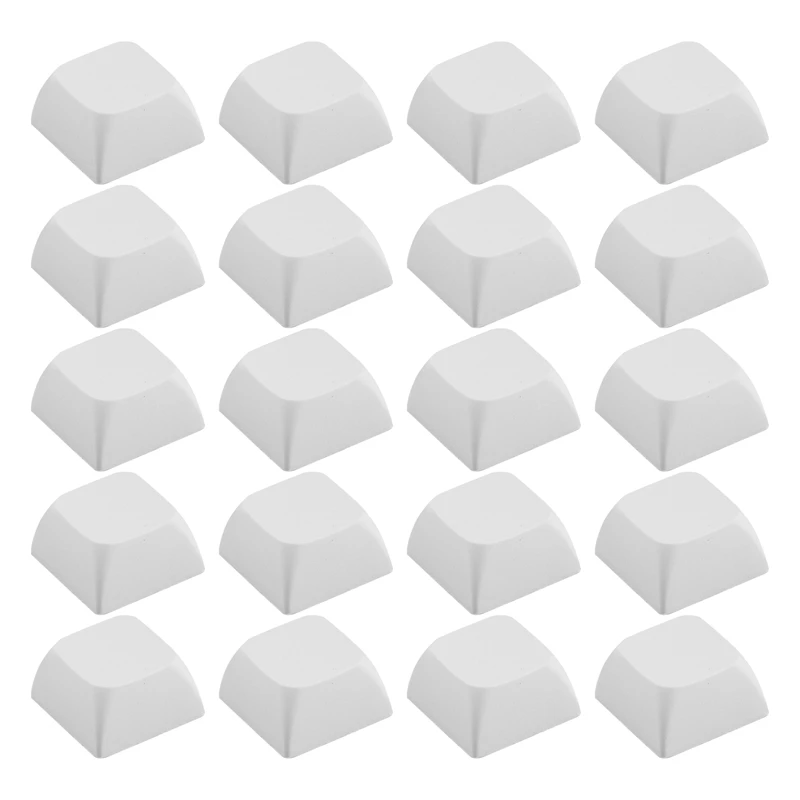 6Pack X(XDA Profile PBT Keycaps 20 Key 1U 1X Ball Print Blank Customized Keycaps Mx Switches XDA Height Mechanical Keyboard