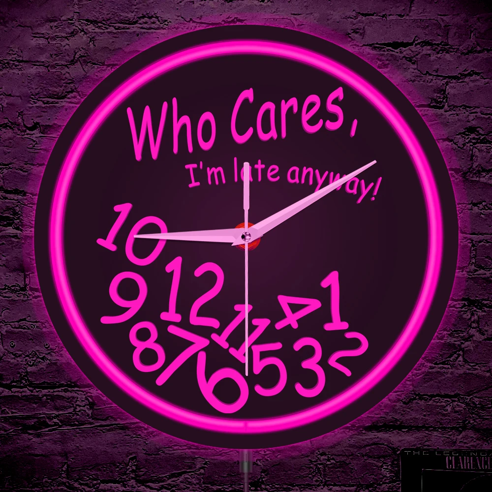 Who Cares I'm Late …