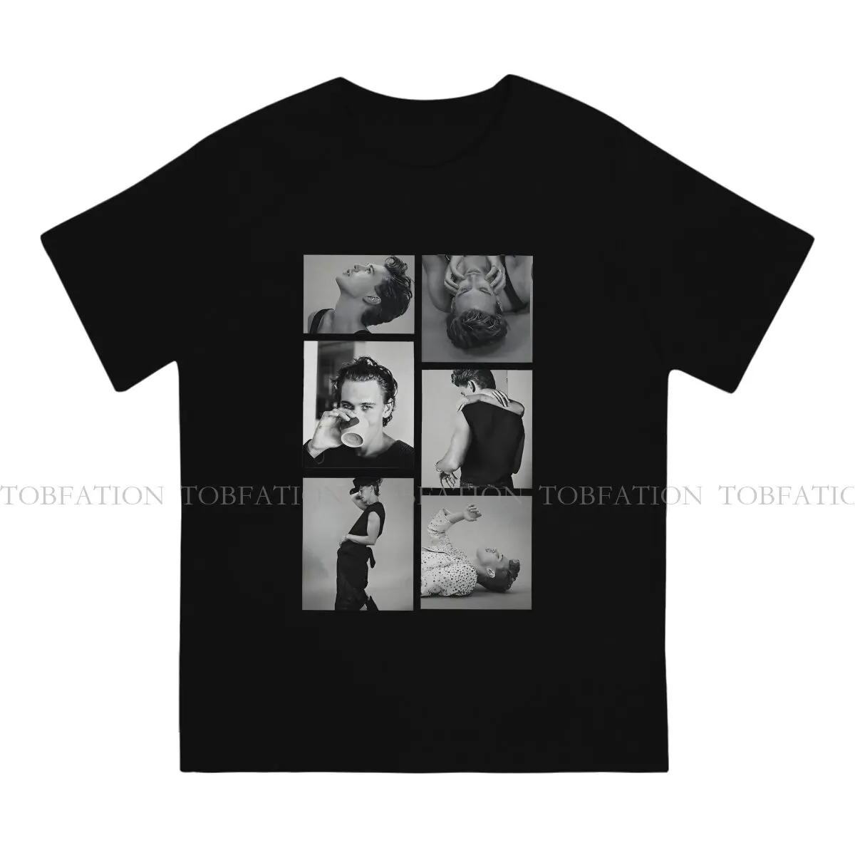 Photo Collage Style TShirt Austin Butler Top Quality Hip Hop Gift Idea  T Shirt Short Sleeve