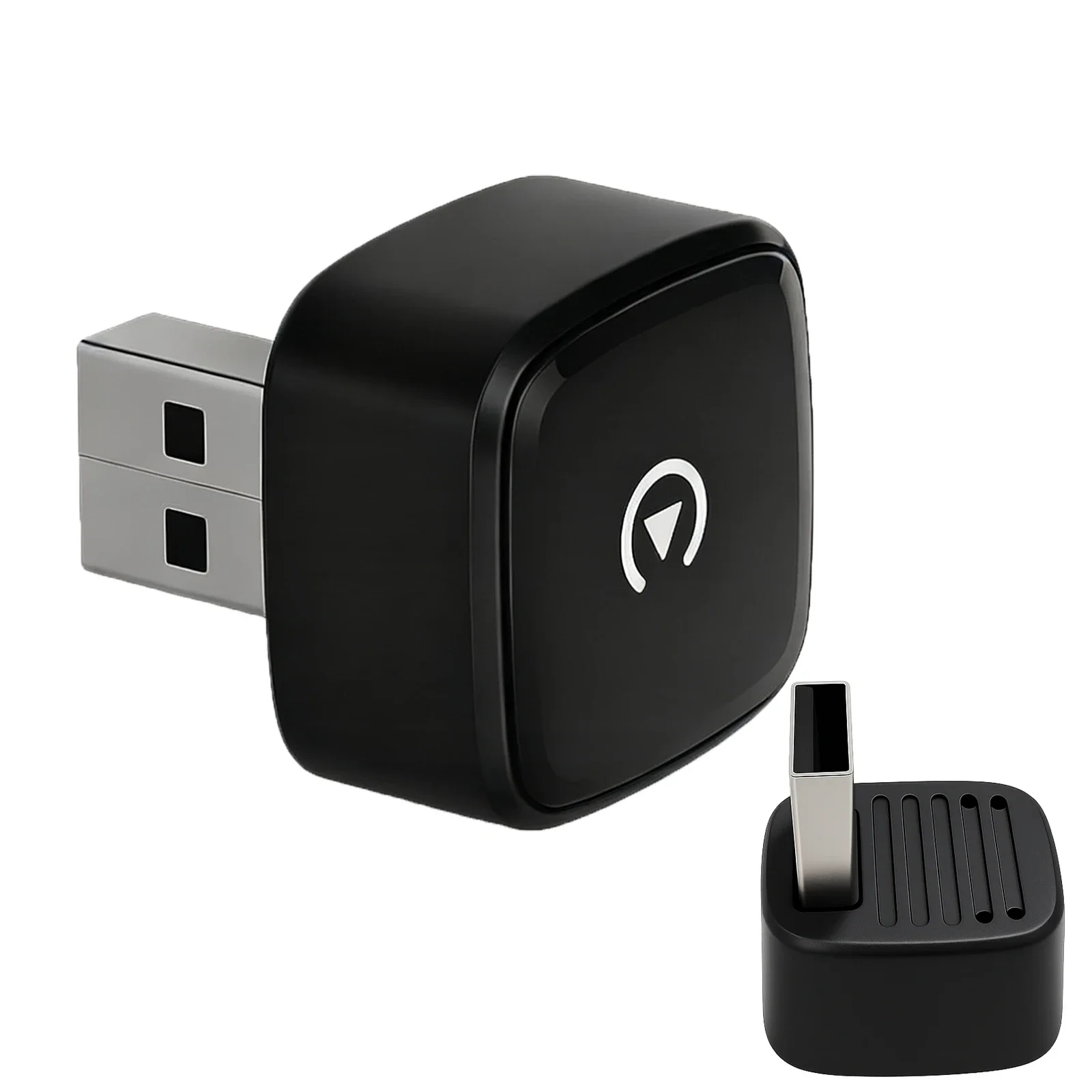 Adattatore Wireless Sunweyer Super Mini per CarPlay e Android Auto, Connessione Automatica per Auto con CarPlay Cablato di Fabbrica