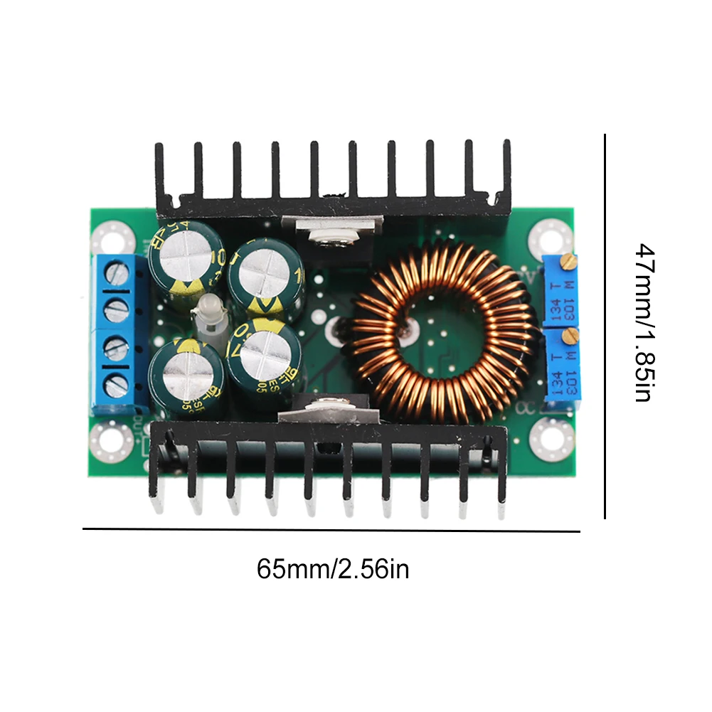 300 W DC-DC Step Down Buck Converter 5–40 V auf 1,2–35 V max. 12 A Step Down Converter Board LED-Treiber Kurzschlussschutz