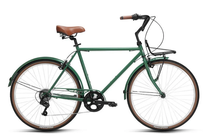Retro casual commuter bicycle men and women adult retro work travel
