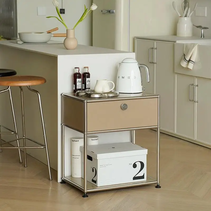 

Medieval, bedside table, bedroom, modern, minimalist, shelves, storage