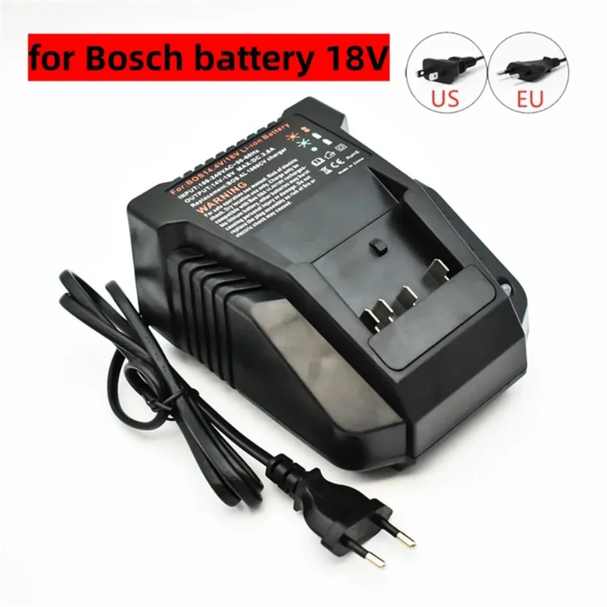 

For BOSCH Li-ion Battery Charger 18V/14.4V For BAT609 BAT609G BAT618 BAT618G AL1860CV AL1814CV