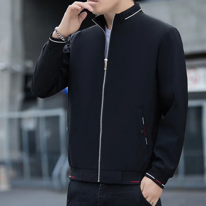 Spring Autumn New Big Kids Sports and Leisure Jacket Fashion Trend Windproof Stand Up Collar Comfortable Breathable Jacket 4 Spring Autumn New Big Kids Sports and Leisure Jacket Fashion Trend Windproof Stand Up Collar Comfortable Breathable Jacket 4