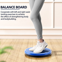 LALA Fitness Waist Twisting Disc Balance Board Body Building for Sports Magnetic Massage Plate Wobble Waist Twist Disc,Blue