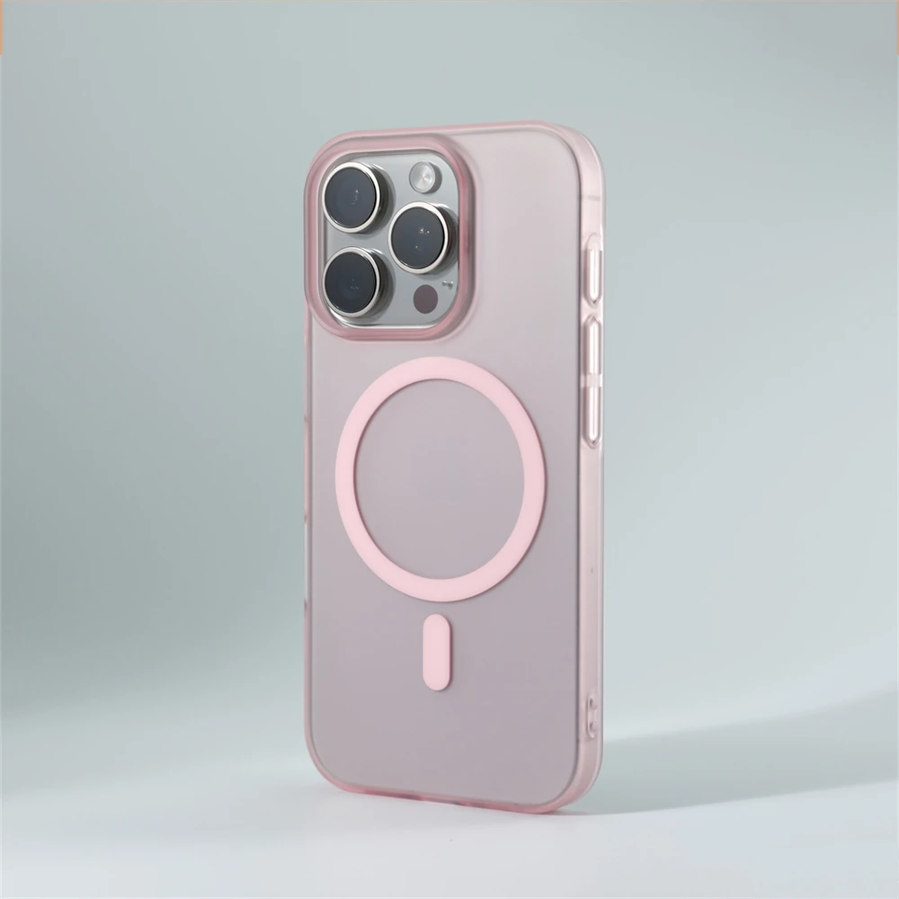 1,0 MM Ultra Dünne Matte Harte PC-Transluzente Hülle für iPhone 18 17 16 Pro Max 15 14 13 12 mit Magsafe Magnetischer Leichtgewichtiger Dünner Abdeckung