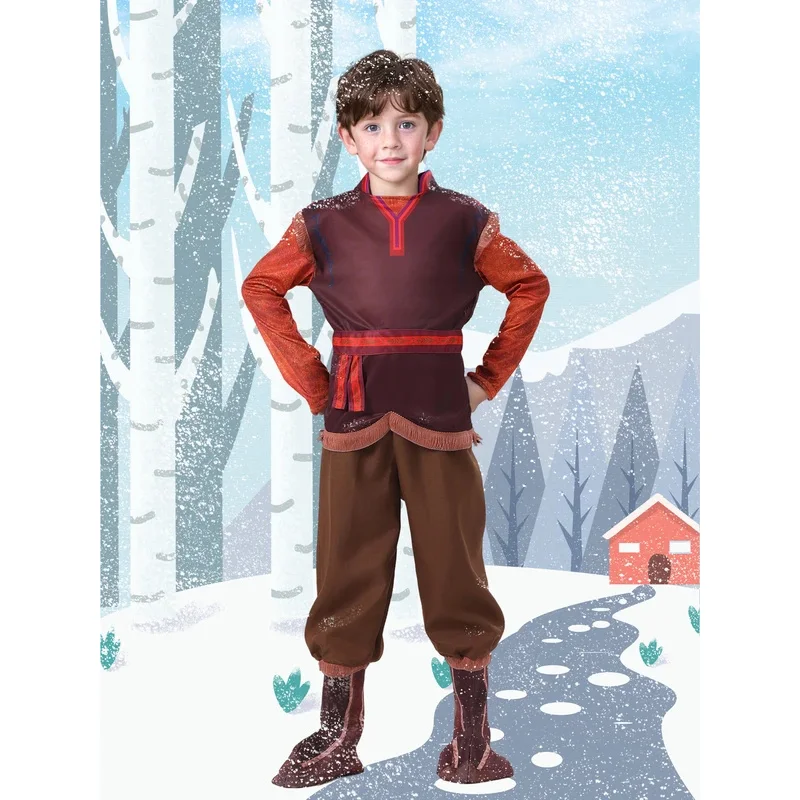 

Child Boys Royal Ice Master Brave Kristoff Kids Favourite Movie Character Fancy Dress Halloween Party Cosplay Costume