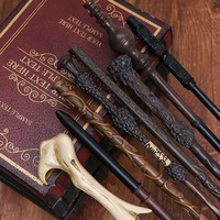 36 Kinds of 35-40cm Metal Core Magic Wands Toys Hermione Ron Dumbledore Malfoy Magical Wand Toy Children Christmas Gift 2022 New