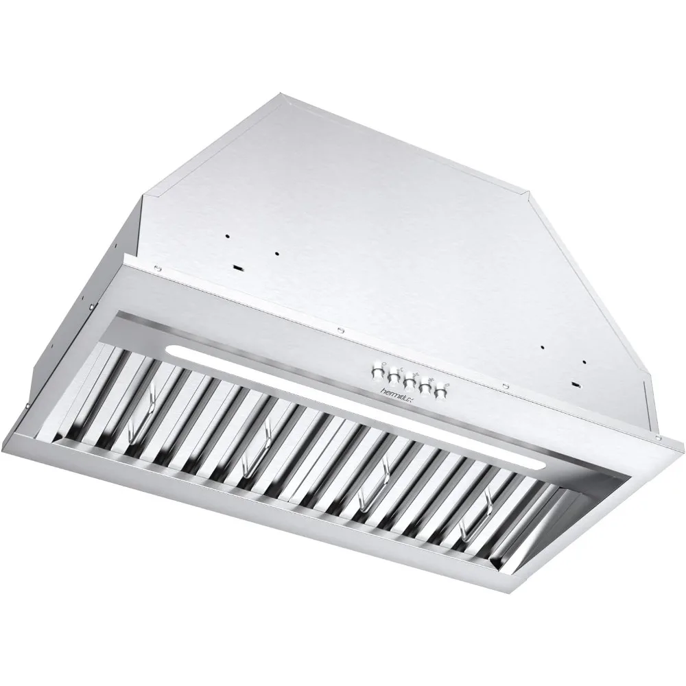 

30 inch Insert Range Hood with 3 Speed Exhaust Fan, Stainless Steel Range Hoods From Ducted Convertible Ductless for Kitchen