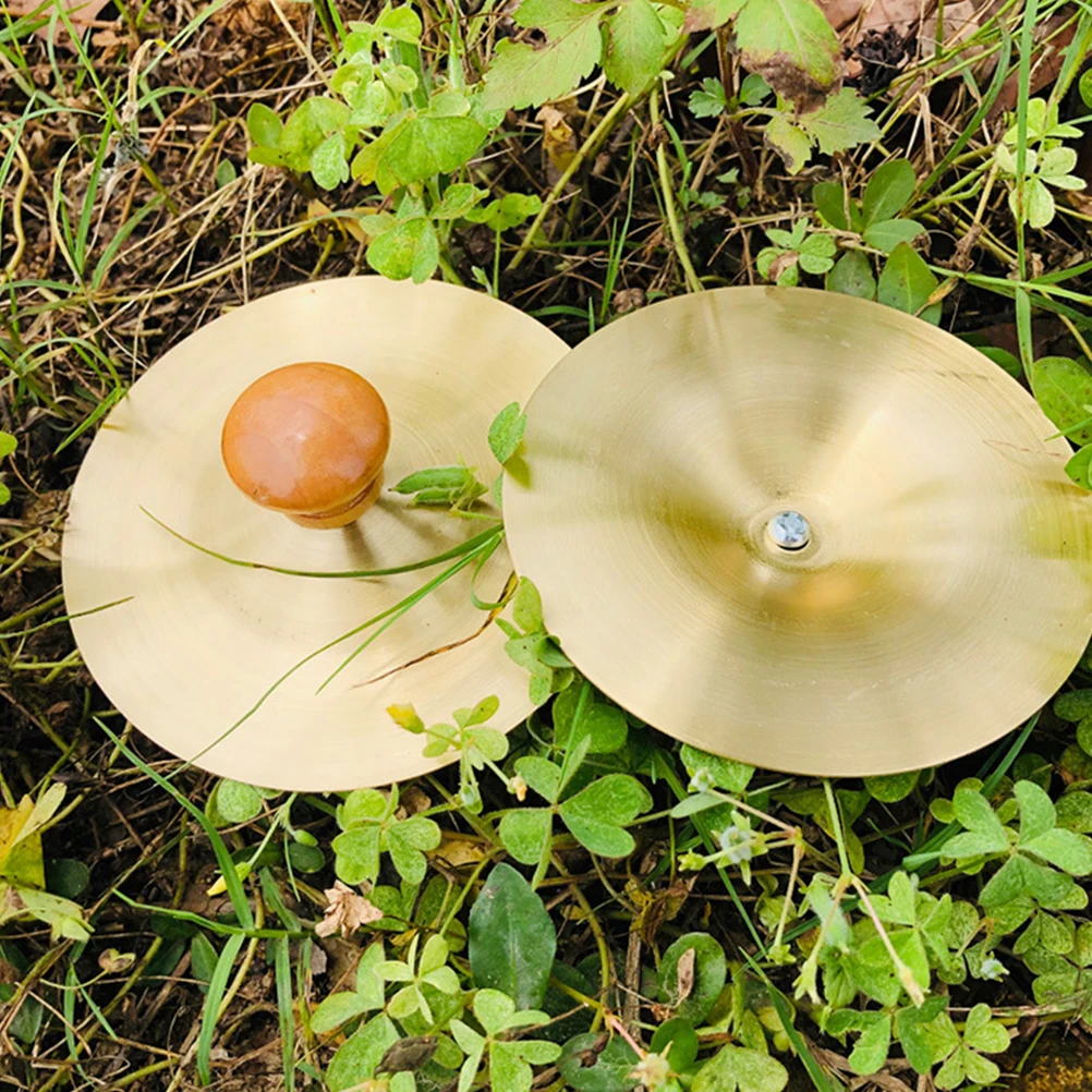 4 pezzi Piatti per strumenti a percussione per bambini Mini piatti musicali per dita Giocattoli per feste per bambini Piccoli strumenti per l'educazione precoce