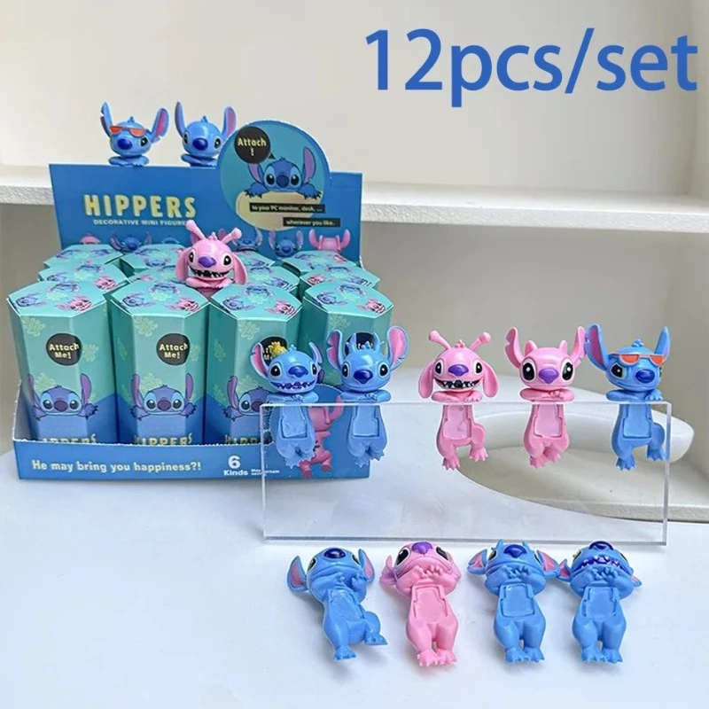 

2026 Hot Stitch Angel Surprise Blind Box Party Angel Mysterious In-car Blind Box Cute Anime Figures Christmas Model Doll Gifts K