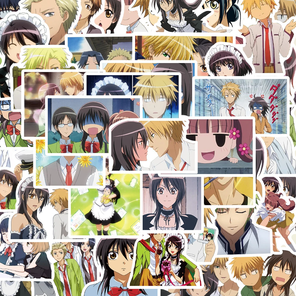 

10/30/50pcs Maid Sama Anime Stickers Ayuzawa Misaki Usui Sticker Decoration Laptop Suitcase Luggage Wall Girls Misa Sakura Decal