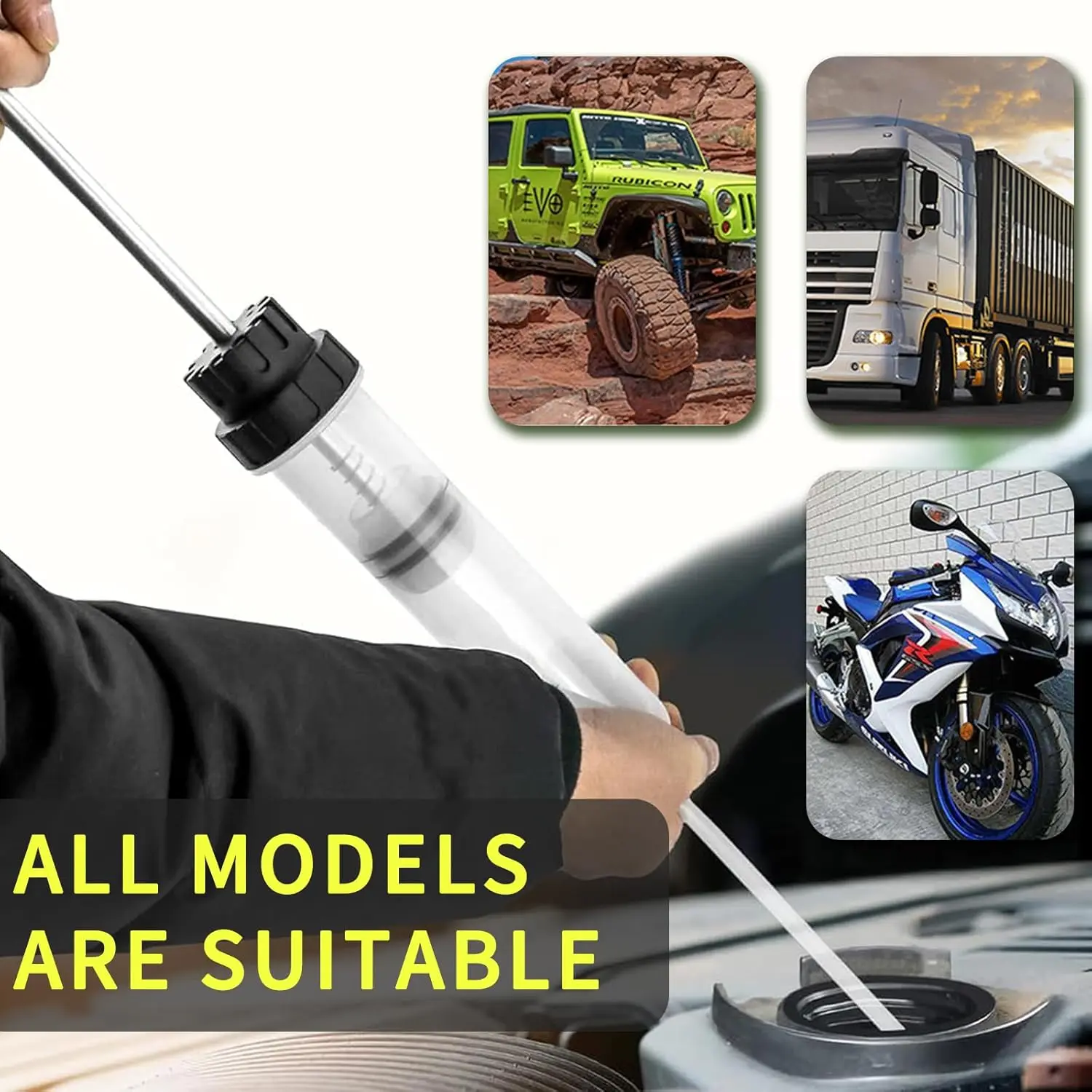 Estrattore di fluido di aspirazione del carburante da 200 cc Pompa di evacuazione del cambio dell'olio Pompa di aspirazione dell'olio per scatole di ingranaggi industriali ATV Attrezzature agricole per barche