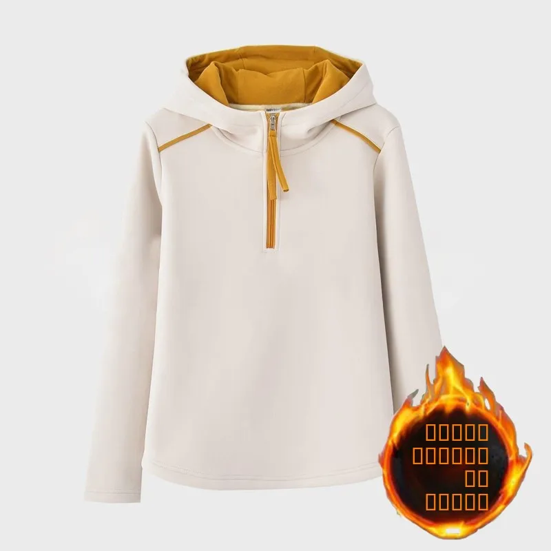 

Теплая двусторонняя флисовая толстовка на молнии с цветными блоками, модная женская футболка для осени и зимы