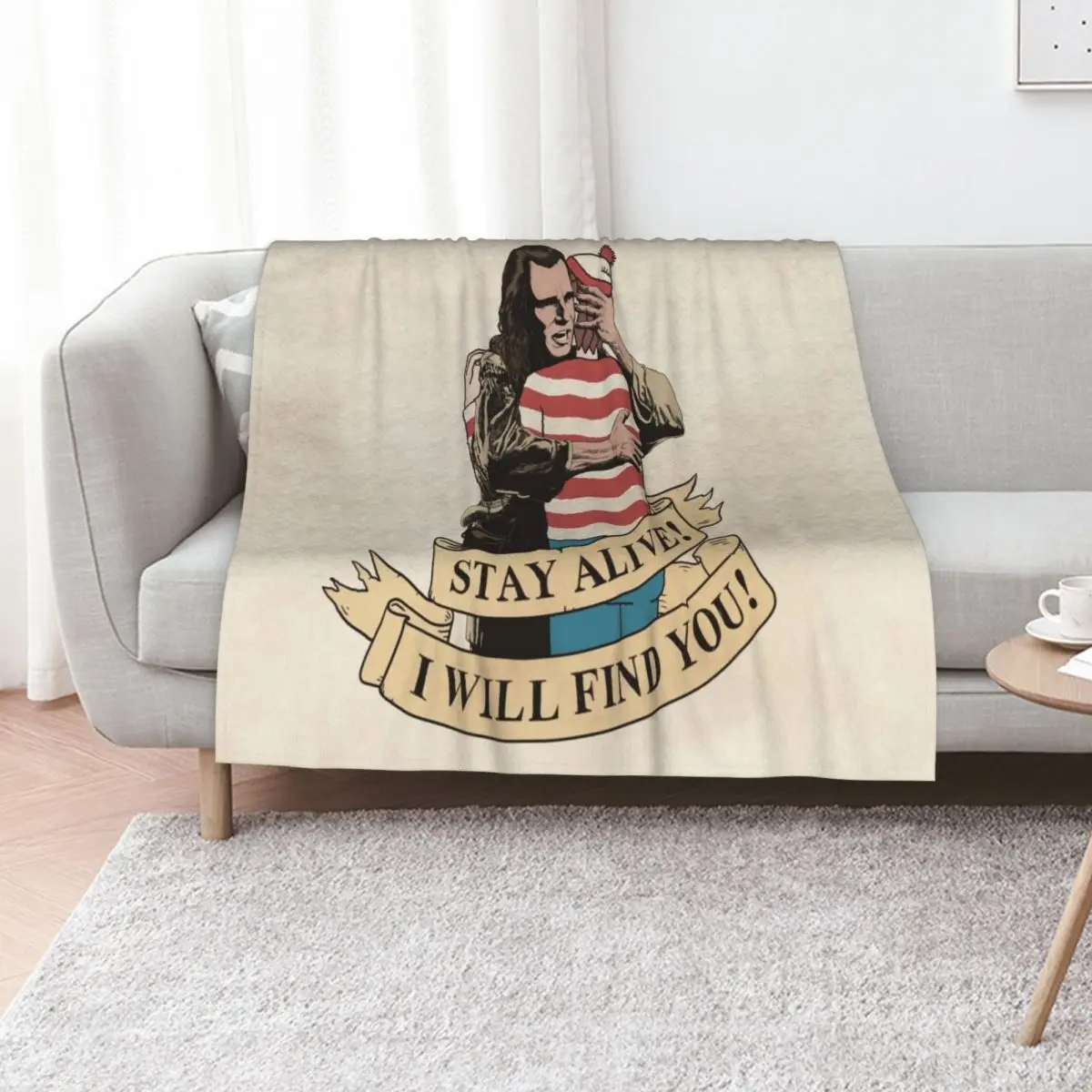 I Will Find You Throw Blanket Picnic halloween For Decorative Sofa funny gift Plaid on the sofa sofa bed Blankets