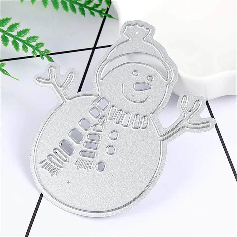 Newly launched in 2024  New models  Metal cutting mold  Decorative relief production for scrapbooks  DIY  Winter snowman  Metal