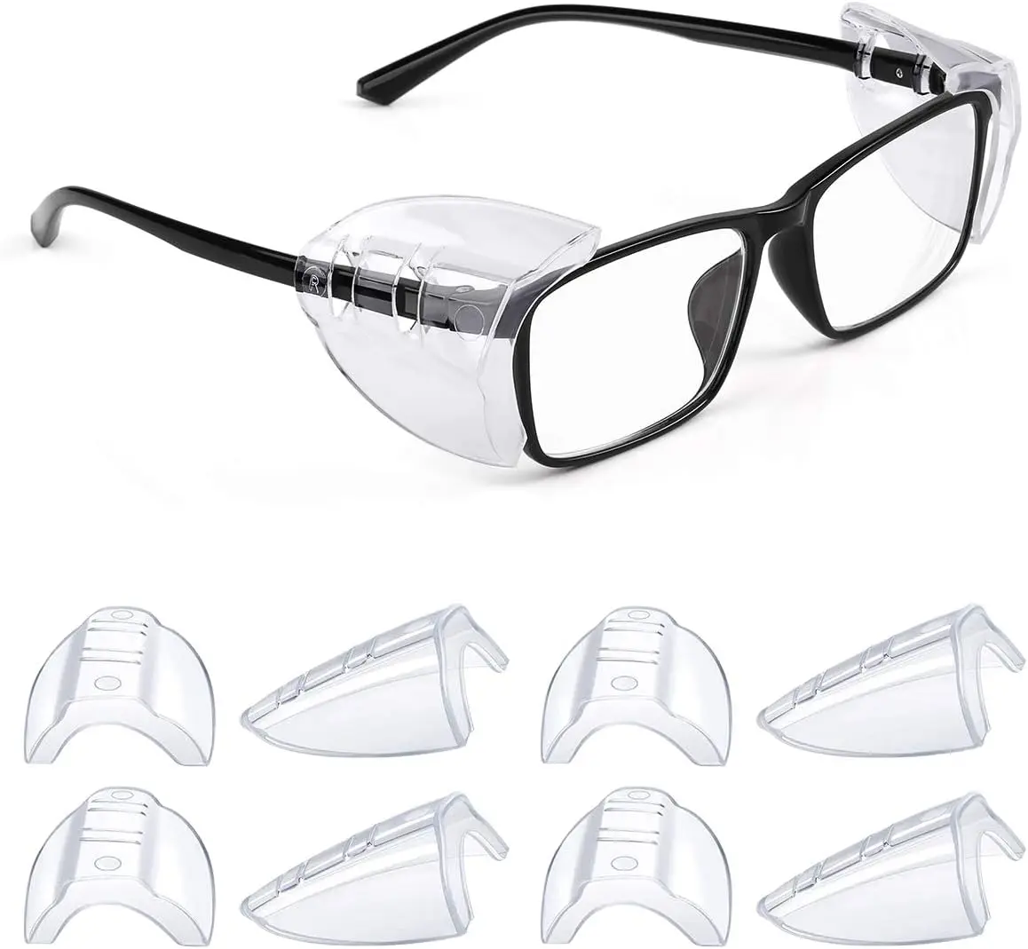 Universele antislip tempeltips, siliconen neuspads voor brillen, antislipbrilaccessoires voor sport, lezen, dagelijks gebruik