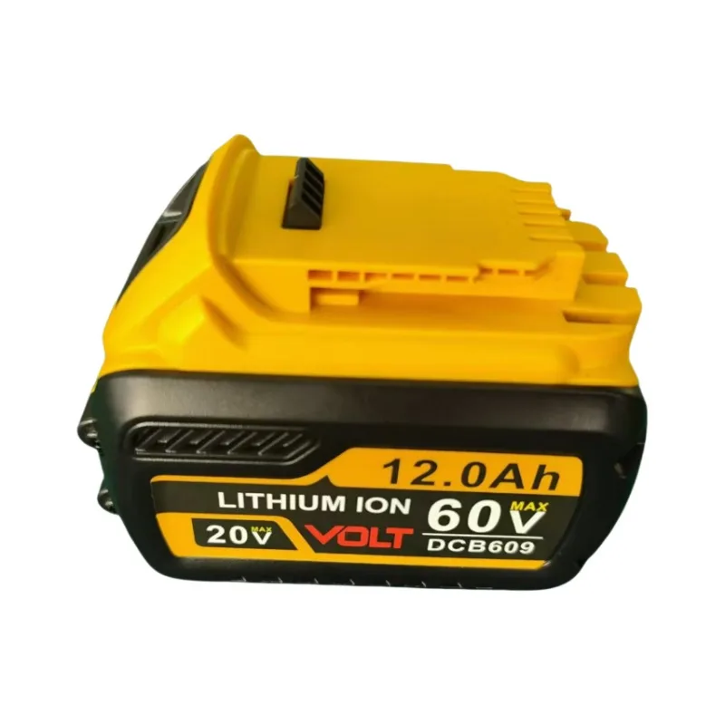 12Ah 60V for Dewalt 60V 20V Battery DCB609 Replacement  Li-ion Power Tool for Dewalt Batteries with LED Lamp