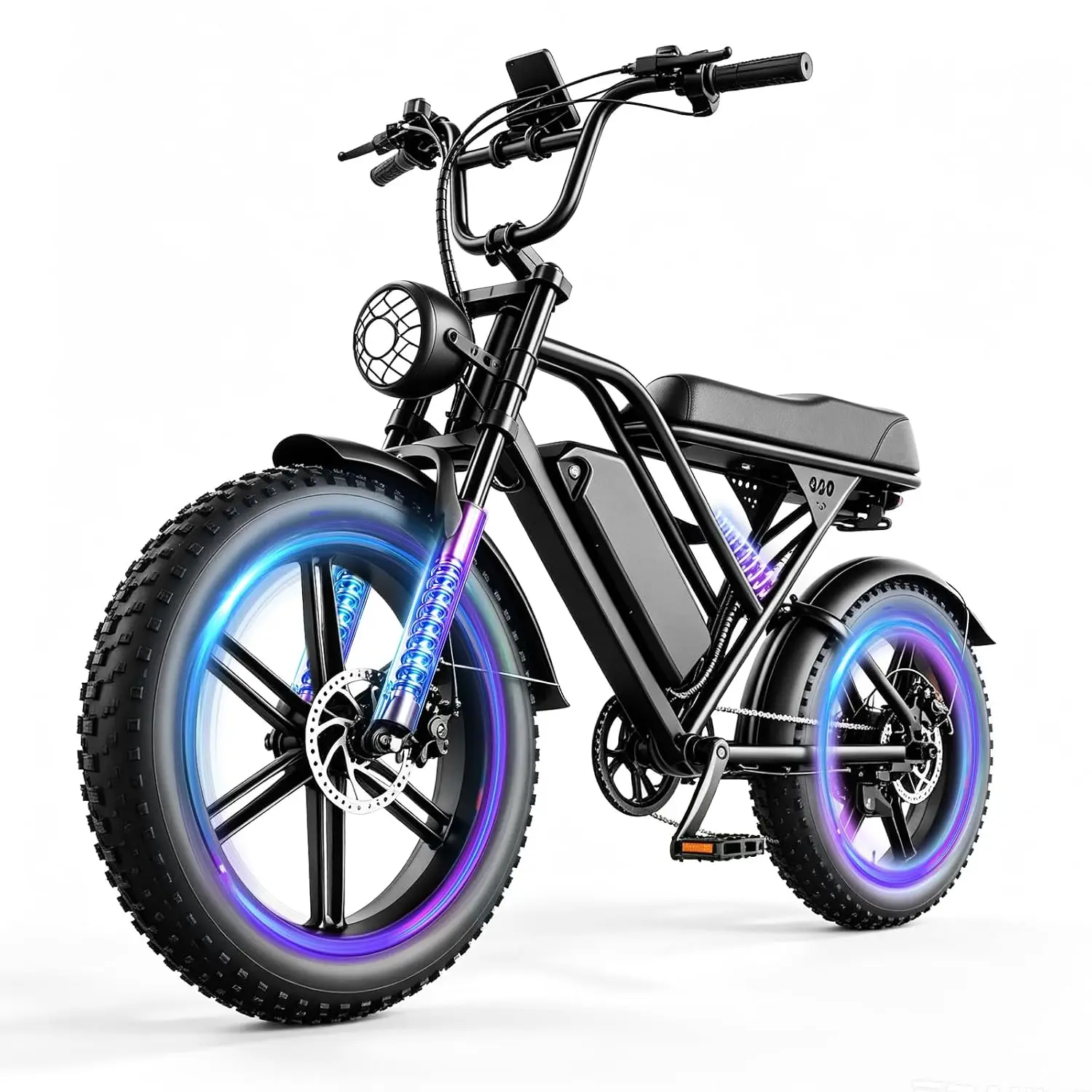 Fat Tire Electric Bike Adults 20x4 60 Miles 48V 15AH City Commuting, Customized