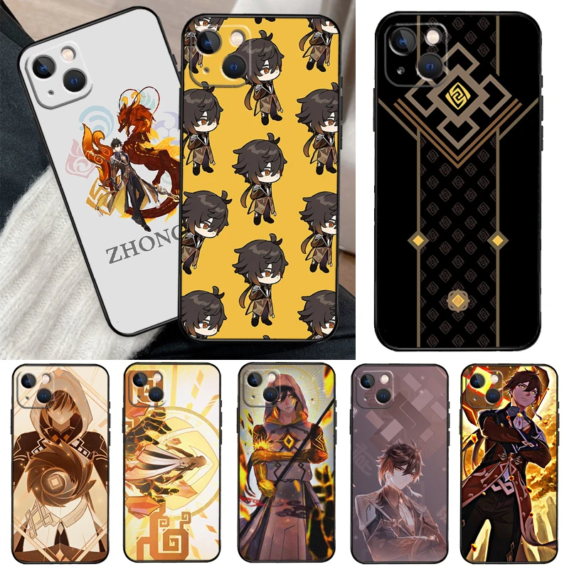 zhongli genshin impact Phone Case For Samsung Galaxy S26 Ultra S20 FE S21 S22 S24 S25 Ultra S23 Plus S26 FE Cover