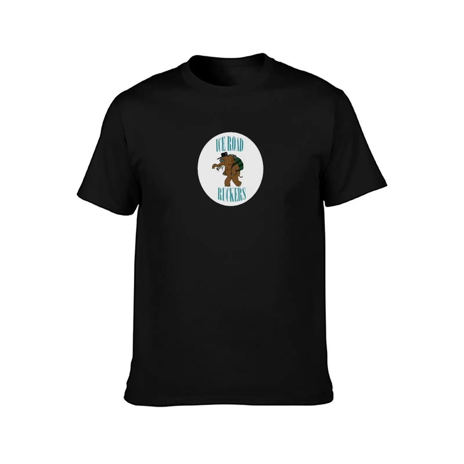 ICE ROAD RUCKER T-Shirt, Summer Casual Cotton Tee, Oversized Streetwear Tops, Vintage Graphic Print, Loose Fit Short Sleeve